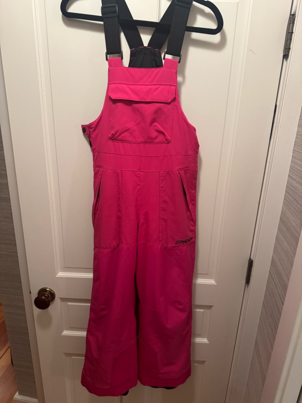 Spyder Kids Hot Pink Snowpants Bib Overalls super warm